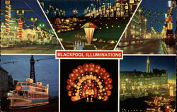 Various Views - Illuminations Postcard