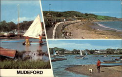 The Harbour; Friar's Cliff Beach, The Haven Postcard