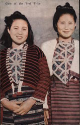 Girls of the Tyal Tribe Postcard