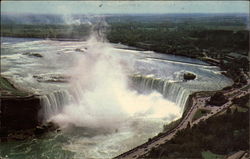 Aerial View of Horsehoe Falls Postcard