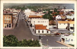 Main Street - Av. Ruiz Ensenada, Mexico Postcard Postcard