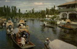 Xochimilco Lake Postcard