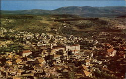 Partial View of Town From Air Nazareth, Israel Middle East Postcard Postcard