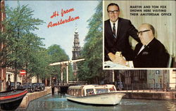 Hi From Amsterdam Netherlands Benelux Countries Postcard Postcard