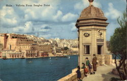 View from Senglea Point Postcard