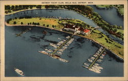 Detroit Yacht Club, Belle Isle Postcard