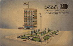 Hotel Crane, 245 Powell Street, Near Geary San Francisco, CA Postcard Postcard