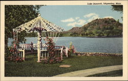 Lake Bancroft Ishpeming, MI Postcard Postcard