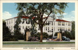 New Perry Hotel Georgia Postcard Postcard