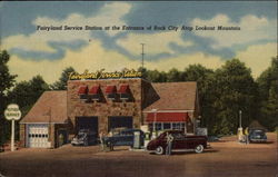 Fairyland Service Station, Rock City Postcard