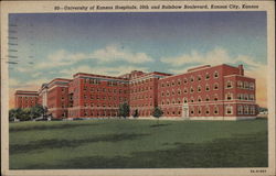 University of Kansas Hospitals Kansas City, KS Postcard Postcard