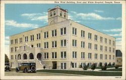 New West Building, Scott and White Hospital Postcard