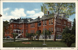 St. Scholastica Academy in Canon City Cañon City, CO Postcard Postcard