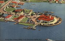 Aerial View of Stone Harbor Yacht Club New Jersey Postcard Postcard