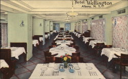 Hotel Wellington Albany, NY Postcard Postcard