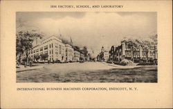 IBM Factory, School and Laboratory Postcard