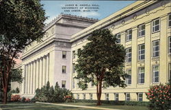 James B. Angell Hall, University of Michigan Postcard