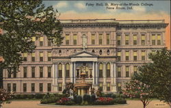 Foley Hall, St. Mary-of-the-Woods College Postcard