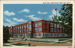 North Junior High School Sioux City, IA Postcard Postcard