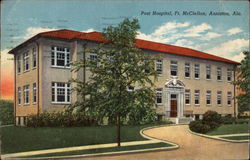 Post Hospital, Ft. McClellan Anniston, AL Postcard Postcard