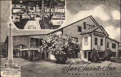 San Jacinto Inn Houston, TX Postcard Postcard