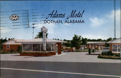 Adams Motel Postcard