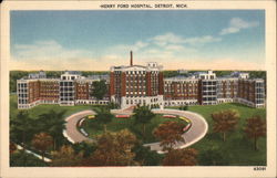 Henry Ford Hospital Postcard