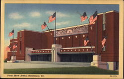 The Farm Show Arena in Harrisburg Pennsylvania Postcard Postcard