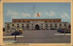 5th Regiment Armory Baltimore, MD Postcard Postcard