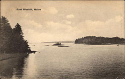 Lake scene, East Bluehill Postcard