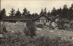 Main Lodge, Bartlett Carry Club Saranac Lake, NY Postcard Postcard