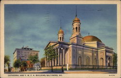 Cathedral and Y.M.C.A. Building Postcard