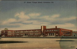 Baker Village School Postcard