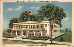 Lamar Bath House Postcard