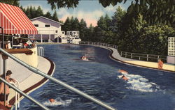 Grand Hotel - Swimming Pool Mackinac Island, MI Postcard Postcard