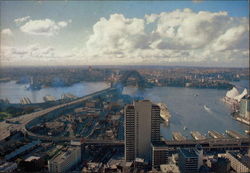 Cahill Expressway and Bradfield Highway Postcard