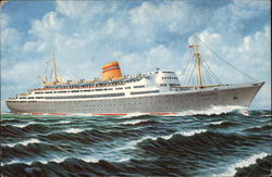 M/S Bergensfjord Cruise Ships Postcard Postcard