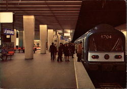 Reseau Express Regional - Station La Defense Postcard