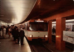 Metro Station Hauptwache Frankfurt am Main, Germany Postcard Postcard