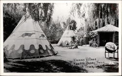 Indian Village, Knott's Berry Farm Buena Park, CA Postcard Postcard