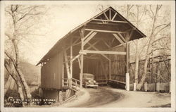 The Old Covered Bridge Postcard