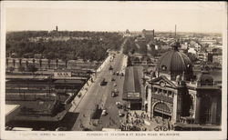 Flinders St. Station & St. Kilda Road Postcard