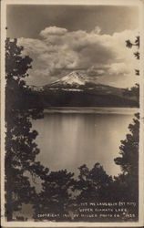 Mt.McLaughlin (Mt Pitt) Klamath Falls, OR Postcard Postcard