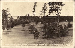 Pine Beach Golf Course Adjoining Ruttger Lodge Postcard