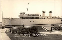 State Car Ferry - "City of Petoskey" Postcard