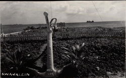 View of Anchor on Kwajalein Atoll Marshall Islands South Pacific Postcard Postcard