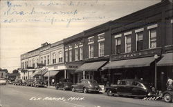 Street Scene Elk Rapids, MI Postcard Postcard