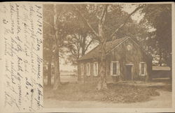 Family Home - Brick Postcard