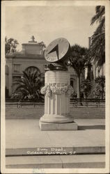 Sun Dial, Golden Gate Park Postcard