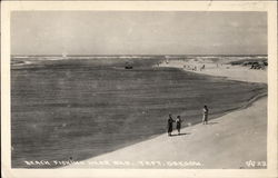 Beach Fishing Near Bar Taft, OR Postcard Postcard